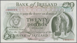 Northern Ireland / Nordirland: 20 Pounds ND P. 67Ab, Bank Of Ireland, With A Few Very Light Folds, No Holes Or Tears, Co - Other & Unclassified