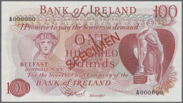 Northern Ireland / Nordirland: 100 Pounds ND(1978) Specimen P. 64s, Bank Of Ireland, In Condition: UNC. - Other & Unclassified