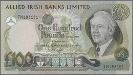 Northern Ireland / Nordirland: 100 Pounds 1982 P. 5, With Light Folds Circulated, Condition: VF. - Other & Unclassified