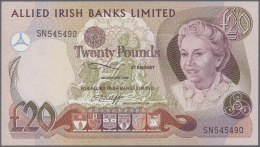 Northern Ireland / Nordirland: 20 Pounds 1982 P. 4a Allied Irish Banks Limited, Only Light Dint At Right, Condition: AUN - Autres & Non Classés