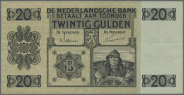 Netherlands / Niederlande: 20 Gulden 1931 P. 44, One Light Horizontal And Vertical Fold, Strong Crisp Paper And Original - Altri & Non Classificati