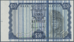 Malaysia: Very Rare Proof Print Of 50 Ringgit ND(1976 & 1981) P. 16p, Printed Without Serial Numbers, With Watermark - Malesia