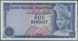 Malaysia: Very Rare Proof Print Of 1 Ringgit ND(1976 & 1981) P. 13p, Printed Without Signatures And Serial Numbers, - Malesia