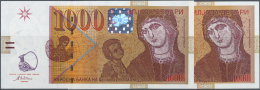 Macedonia / Mazedonien: Set Of 2 Notes 1000 Dinara 1996 And 2003 P. 18a, 22a, Both In Condition: UNC. (2 Pcs) - Macedonia Del Nord