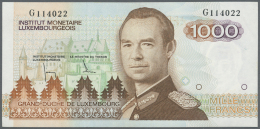 Luxembourg: 1000 Francs ND(1985) P. 59a In Condition: AUNC. - Lussemburgo