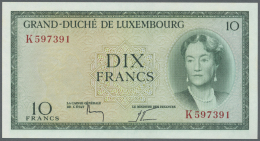 Luxembourg: 10 Francs ND(1954) P. 48a In Condition: UNC. - Lussemburgo