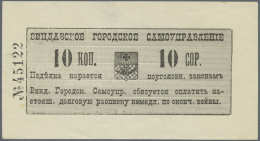 Latvia /Lettland: Windau 10 Kopeks ND P/B. #4c, One Light Center Bend, Light Dints In Paper, No Holes Or Tears, Conditio - Lettonie