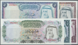 Kuwait: Set Of 5 SPECIMEN Banknotes Containing 1/4, 1/2, 1, 5 And 10 Dinars L.1968 P. 6s-10s, Rare Set, All Notes With Z - Kuwait