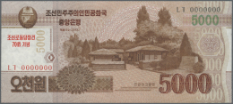 Korea: Complete Bundle Of 100 Pcs 5000 Won Specimen P. New Dated 2013, Zero Serial Numbers, All In Condition: UNC. (100 - Corea Del Sud