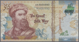 Kazakhstan / Kasachstan: Testnote From The Kazakhstan National Bank With Portrait Of Marco Polo, Called "The Great Silkw - Kazakistan