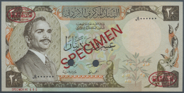 Jordan / Jordanien: 20 Dinars 1981 Specimen P. 21s2, Rarely Seen As PMG Graded Note In Condition: PMG 66 GEM UNCIRCULATE - Giordania
