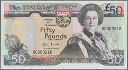 Jersey: 50 Pounds ND(2000) P. 30a In Great Crisp Original Condition: UNC. - Other & Unclassified