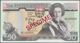 Jersey: 50 Pounds ND(1989) P. 19s Specimen In Great Crisp Original Condition: UNC. - Other & Unclassified