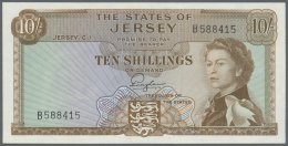 Jersey: 10 Shillings ND(1963) P. 7a In Condition: UNC. - Altri & Non Classificati