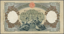 Italy / Italien: 5000 Lire 17.1.1947 P. 84 / Bi780, Rare Date Issue With High Catalog Value (Alpha), Used Condition With - Altri & Non Classificati
