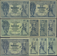 Hungary / Ungarn: Highly Rare Set With 10 Banknotes 5 Korona Hungarian Post Office Savings Bank 1919, Containing 8 X 5 K - Ungheria
