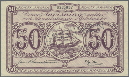 Greenland / Grönland: 50 Kroner ND(1953-67) SPECIMEN, P.20s In Perfect UNC Condition - Groenland