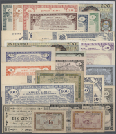 France / Frankreich: Interesting Lot With 27 Banknotes And Regional Notgeld France From About 1914 Till 1988 Containing - Autres & Non Classés