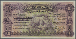 Ethiopia / Äthiopien: 10 Thalers 1932, P.8 In Excellent Condition, Just A Very Soft Vertical Bend And A Very Few Mi - Etiopia