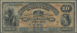 Dominican Republic / Dominikanische Republik:  Banco De La Compañia De Crédito De Puerto Plata 10 Pesos 18 - Repubblica Dominicana