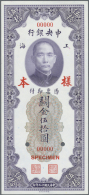 China: Central Bank Of China 50 Custom Gold Units 1930 SPECIMEN P. 329s, Front And Back Seperately Printed On ABNC Bankn - China