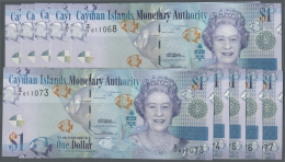 Cayman Islands: Set Of 10 Consecuitve Replacement Notes Of 1 Dollar 1010 P. 38 From Serial Z/1 011068 To Z/1 011077, All - Kaimaninseln