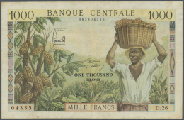 Cameroon / Kamerun: Banque Centrale - République Fédérale Du Cameroun 1000 Francs ND(1962), P.12, L - Camerun