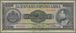 Bulgaria / Bulgarien: 5000 Leva 1925, Printer B&W, Highest Denomination Of This Series And Seldom Offered Note In Us - Bulgaria