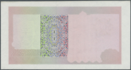 Brunei: Highly Rare Proof Print Of 500 Ringgit ND(1972-88) P. 11p, Printed W/o Signatures And Serial Numbers, Back Side - Brunei