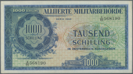 Austria / Österreich: 1000 Schilling 1944 P. 11, Light Center Fold And Handling In Paper But Still Very Crisp Paper - Austria