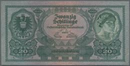Austria / Österreich: 20 Schillings 1925 P. 90, Used With Folds And Creases But No Holes Or Tears, Still Crispness - Autriche