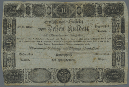 Austria / Österreich: Formular For 10 Gulden (on Front) And 100 Gulden (on Back) 1811 Formular, P.A47/A49 In Well W - Austria