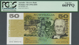 Australia / Australien: 50 Dollars ND(1994) P. 47i, PCGS Graded 66PPQ Gem New. - Other & Unclassified