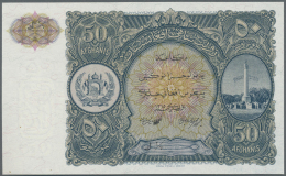 Afghanistan: 50 Afghanis SH 1315 (1936) Remainder Without Serial Number, P.19r In Perfect UNC Condition - Afghanistan