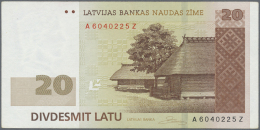 Latvia /Lettland: 20 Latu 2007 REPLACEMENT "AZ" P. 55ar, Sign. Rimsevics, Lightly Used, Condition: XF. - Lettonie