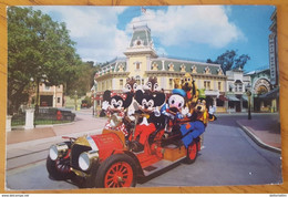 DISNEYLAND - MICKEY, MINNIE AND FRIENDS TAKE A SWING AROUND TOWN SQUARE IN THE DISNEYLAND FIRE DEPT - Disneyland