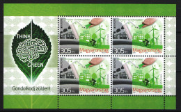 Hungary 2016 / 9.  EUROPA CEPT  - THINK GREEN - NICE SHEET, MNH (**) - Ungebraucht