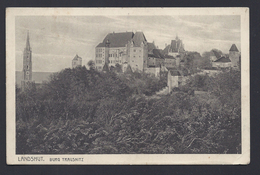 LANDSHUT BURG SCHLOSS TRAUSNITZ BAYERN Nach SAARGEMÜND LOTHRINGEN  FELDPOST - Landshut