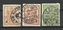 POLEN Poland 1915 City Post Warschau Michel 5 - 6 Incl Mi 5 In 2 Types O - Used Stamps