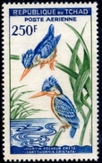 BIRDS-MALACHITE KINGFISHER-CHAD-1963-MNH-D4-02 - Piciformes (pájaros Carpinteros)