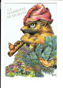 40626 La Marmotte Musicienne - Dressed Animals