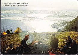 Spitsbergen 1978 Spedizione Italiana (Casari ) Alla Ricerca Della Tenda Rossa "L'alpino Del Polopostcard  5 Sign(35653) - Arktis Expeditionen