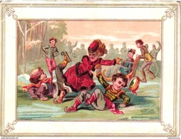 7 Litho  Chromos C1900 Ice Skating Patinage  Glace Eislaufen Schaatsen PUB Printemps GUERIN Boutron Berliner Morgenpost - Eiskunstlauf