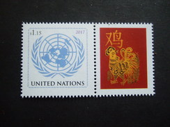 United Nations New York 2017. Year Of The Rooster From Generic Sheet MNH** (E39-143) - Ungebraucht