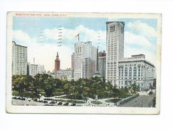 Madison Square New York City 1921 - Lugares Y Plazas