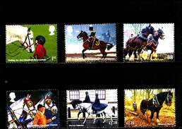 GREAT BRITAIN - 2014  WORKING HORSES   SET  MINT NH - Unused Stamps