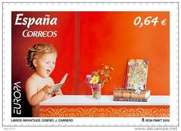 ESPAÑA 2010 - EUROPA - LIBROS INFANTILES -  EDIFIL Nº 4564 - 2010