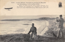 62-CALAIS- LOUIS BLERIOT FRANCHIT LE PREMIER LA MANCHE EN AEROPLANE 1909 - Calais