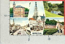 CARTOLINA NV PAESI BASSI - BREDA - Vedutine - 9 X 14 - Breda