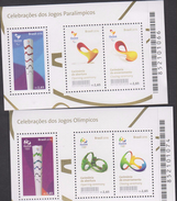 O) 2016 BRAZIL, PARALLYPIC GAMES - CELEBRATION OF THE PARALLELPIC GAMES IN BRAZIL OPENING AND CLOSING, MNH - Unused Stamps